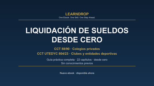 Liquidación de Sueldos desde Cero — CCT 88/90 y CCT UTEDYC 804/23